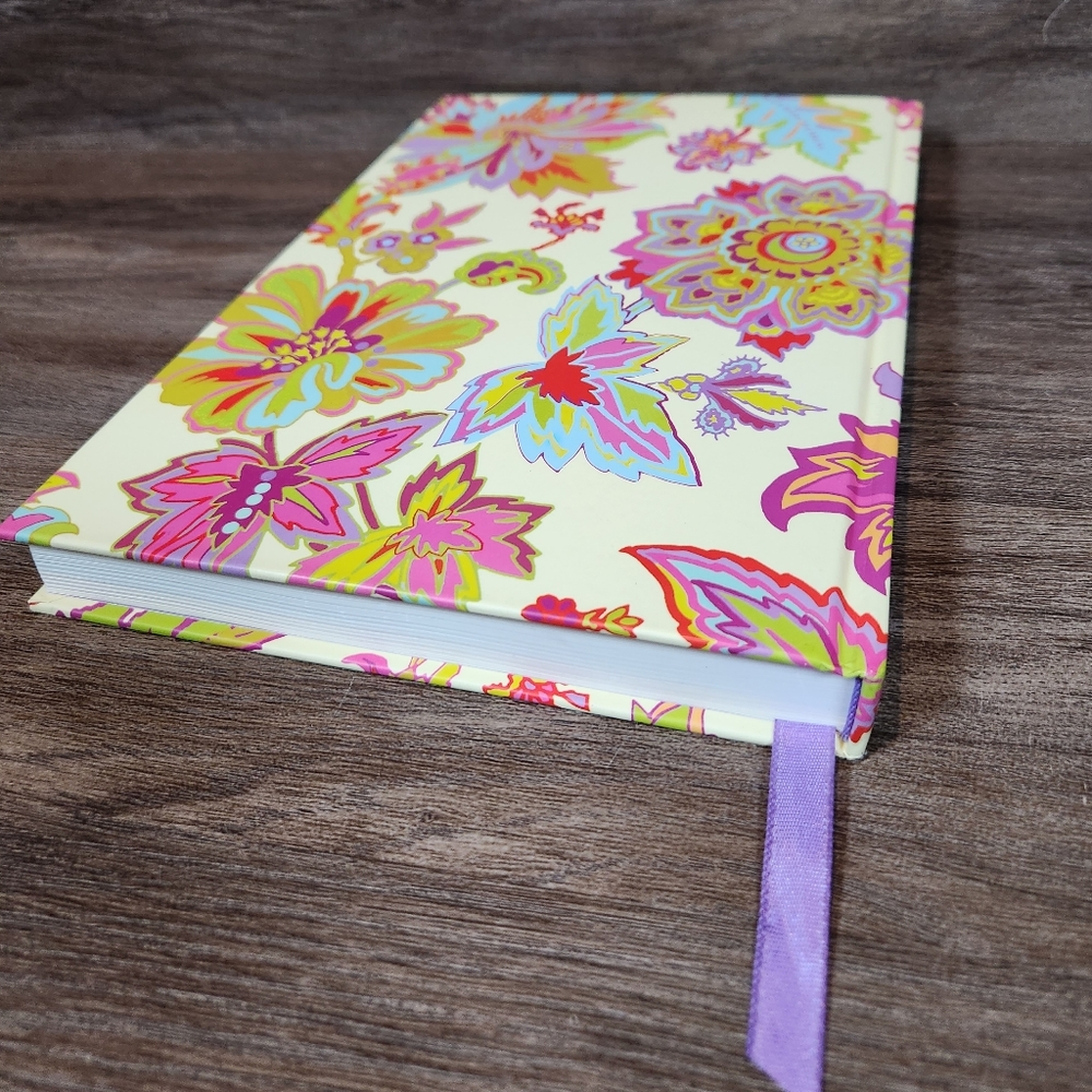 Journal Notebook Lined Paper Hardback Floral Ribbon Bookmark Barnes & Noble, Inc - Picture 3 of 9